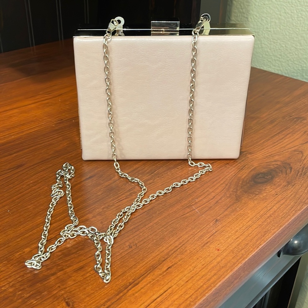 Natasha Couture Blush Box Clutch from Nordstrom